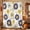 Mustard Yellow, Deep Purple, Sage, Cream, variant on Orange Blue Flowers Shower Curtain Set - Small 36" x 72" Washable Bathtub Curtain with 12 Hooks, Country Botanical Blooms Floral Waterproof Fabric Stall Shower Curtains for Bathroom/Bathtub Décor
