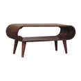 thumbnail image 2 of Artisan Furniture Solid Wood Amaya Nordic Style Honey Caramel Coffee Table, 2 of 8