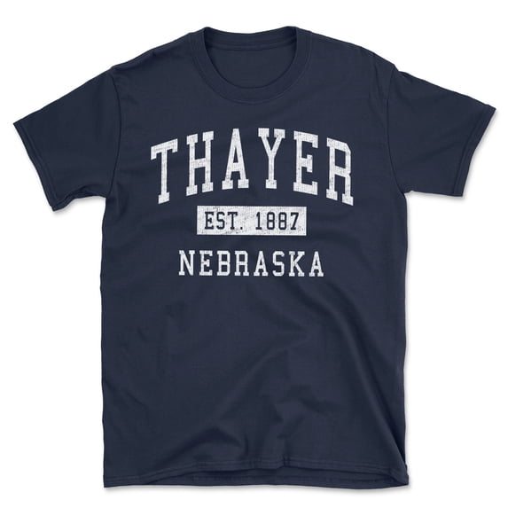 Thayer Nebraska Classic Established Men's Cotton T-Shirt