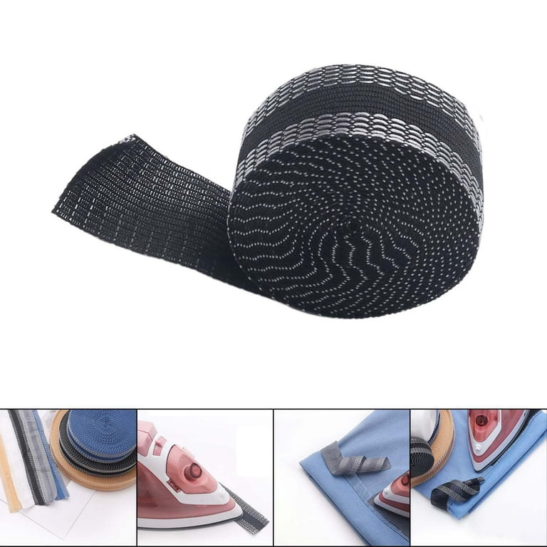 2Pcs Iron on Hemming Tape 1 Inch x 5.5 Yards Pants Fabric Tape for