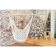 thumbnail image 3 of 18" x 18" Simply Daisy Patterned Trees Winter Polyester Indoor/Outdoor Pillow, Snow Qty 1, 3 of 3