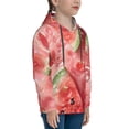 thumbnail image 3 of Fotbe Refreshing Watermelon Slices Pattern Youth Pullover Hooded Sweatshirt, Boys Hoodie, Kangaroo Pocket Hoodie for Kids Girls -X-Large, 3 of 6