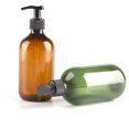 thumbnail image 3 of 500ml PET Refillable Empty Bottle Shampoo Lotion Press Pump Makeup Dispenser Plastic Container, Deep Green, 3 of 9