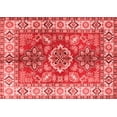 thumbnail image 1 of Ahgly Company Machine Washable Indoor Rectangle Geometric Red Traditional Area Rugs, 5' x 8', 1 of 4