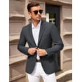 thumbnail image 3 of COOFANDY Mens Lightweight Dress Blazer Modern Regular Fitted Daily Sport Coats, 3 of 4