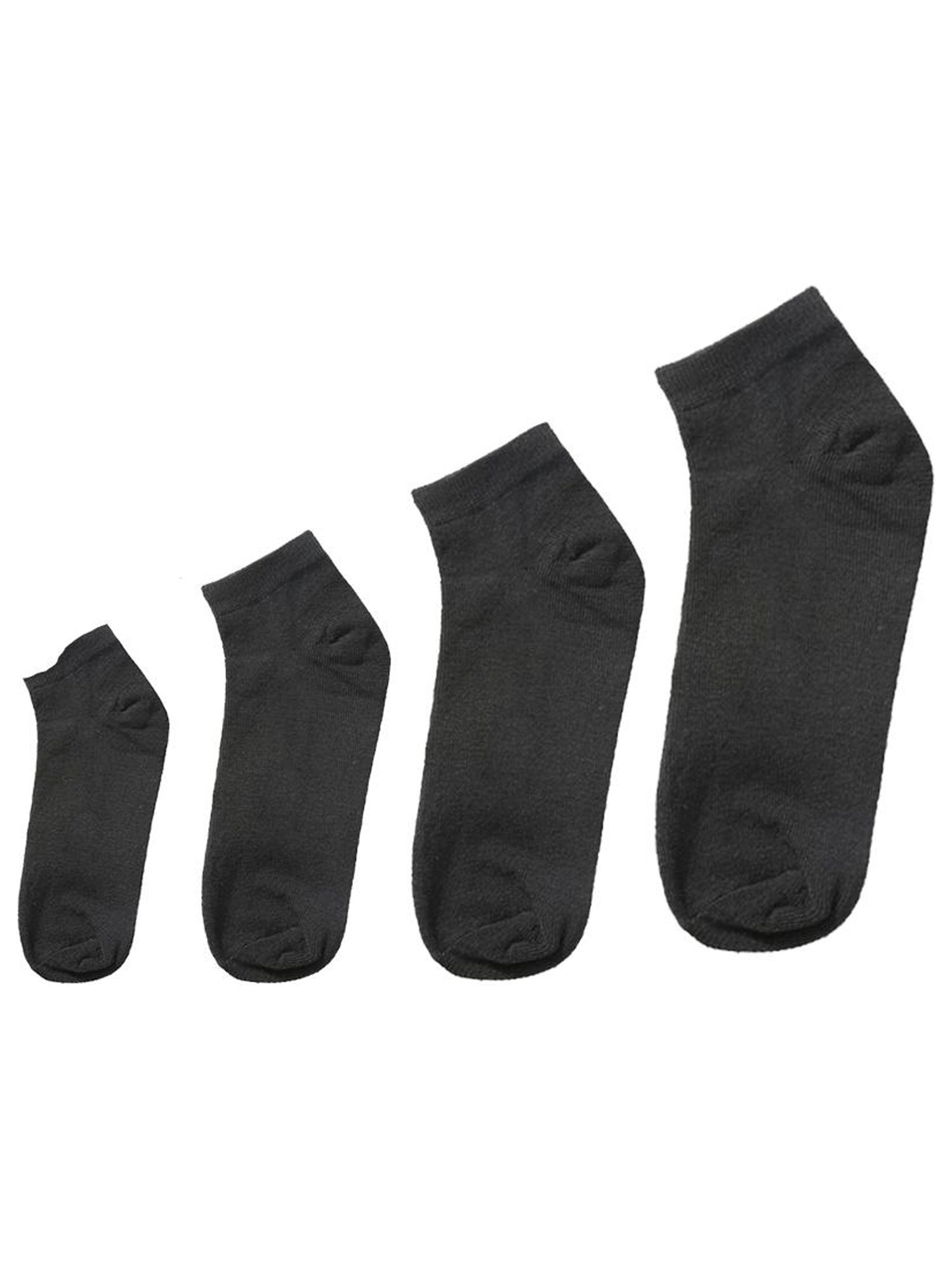 Unique Bargains Ladies Low Cut Stretch Cuffs Ankle High Socks 10 Pairs