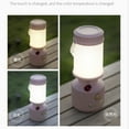 thumbnail image 4 of Sonducket Lámpara portátil para acampar al aire libre con colgante de silicona con temperatura de Color ajustable, adecuada para múltiples Estufas de camping blanco, 4 of 6