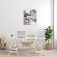 thumbnail image 2 of Stupell Industries Contrasting Blue Blush Tone Abstract Busy Arrangement, 24 x 30, Designed by Lisa Ridgers, 2 of 6