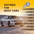 thumbnail image 3 of GFDYREE 8 PCS License Plate Screw Kit, Stainless Steel Weather Proof Bolts Fasteners, Self Tapping Mounting, for Front Rear License Plates & License Plate Frame Covers of Cars, Trucks SUVs (, 3 of 6