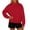 A010-Red, variant on Womens Oversized Mock Neck Sweatshirt Trendy Long Sleeve Fleece Pullover Fall Tops Winter Turtleneck Sweater