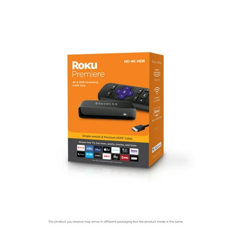 Roku Premiere HD/4K/HDR Streaming Media Player, Simple Remote and Premium HDMI (Best Android Media Player App)