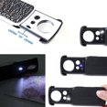 thumbnail image 4 of Scienceny Lupa iluminada portátil con luz de verificación de moneda lupa fácil de llevar lupas negro, 4 of 6