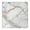 White Marble Rose, variant on Blue Marble Gold Wave Pattern Square Fitted Tablecloth with Elastic Edge,Square Table Cover,Washable Elastic Table Cover for Home Kitchen Party Decor 34"x34"