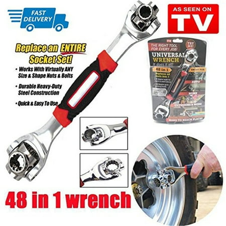 Wrench 48 Tools In One Socket Works With Spline Bolts 6 Point 12 Departments See All