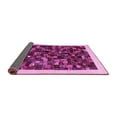 thumbnail image 2 of Ahgly Company Indoor Rectangle Abstract Pink Contemporary Area Rugs, 2' x 3', 2 of 4