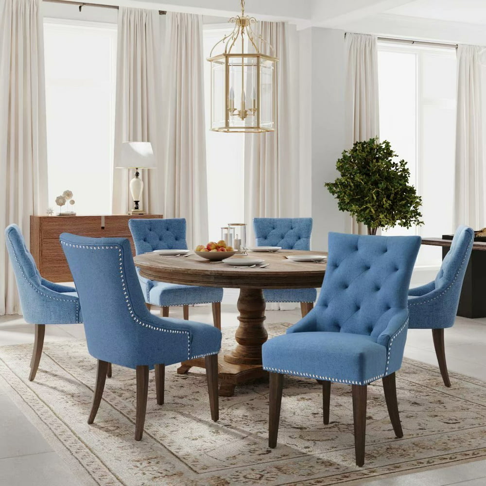 Piscis Upholstered Dining Room Chairs Set of 6, Modern