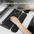 thumbnail image 3 of Reposamuñecas para teclado Vaydeer Memory Foam, 14.17 pulgadas, color negro, 3 of 7