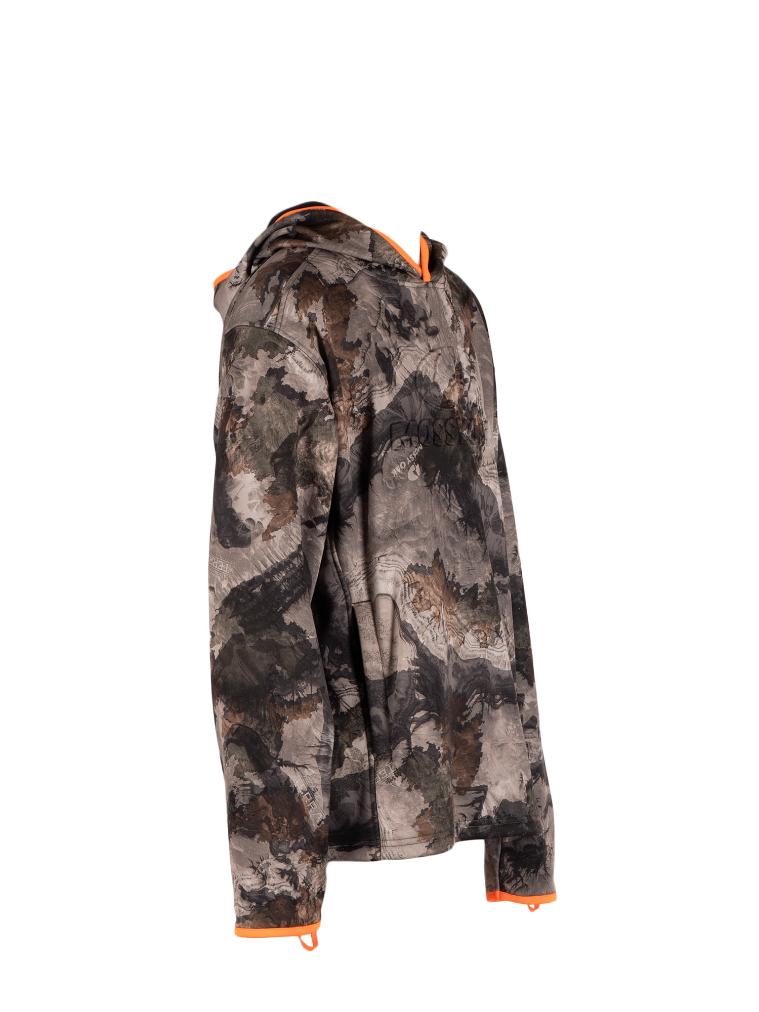 Mossy Oak Youth Long Sleeve Camouflage Hunting Pullover Hoodie, Mossy Oak Terra Gila, L
