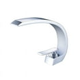 thumbnail image 3 of Chrome Bathroom Faucet,Faucet for Bathroom Sink,Single Hole Bathroom Faucet Modern Single Handle Vanity Basin Faucet,Chrome Brass Bath Faucets Bathroom Sink Faucets, 3 of 6