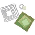 thumbnail image 2 of Sizzix Framelits Dies 6/pkg-Carrés de Pétoncles, 2 of 2