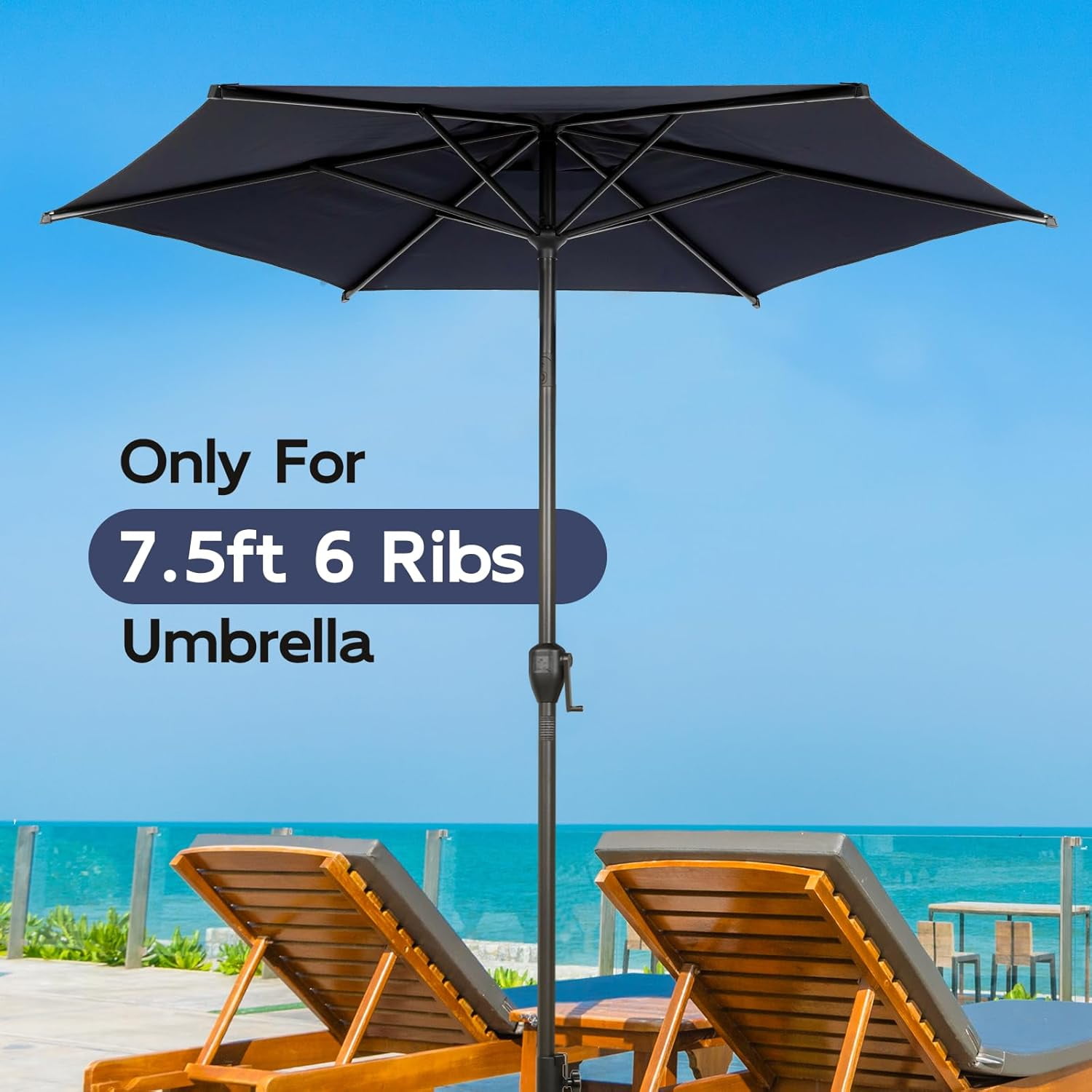 abba patio umbrella cover Market for 7-11 Ft Umbrella Patio Pergolas by Garden Winds Abba Patio 7.5ft Lyon Outdoor