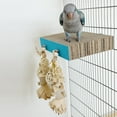 thumbnail image 2 of Parrot Perch, Bird Standing Board, Bird Chewing Toy Paw Grinding Perch, Cardboard Platform Playground Cage Accessories For Cockatiel Parakeets, 2 of 7