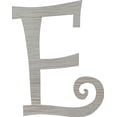 thumbnail image 1 of Unfinished Wood 20'' Curlz Letter E, Wall Hanging Craft, 1 of 1