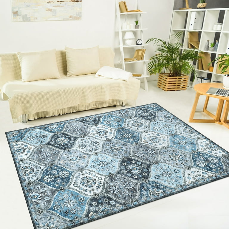 Haperlare Area Rugs Washable Rug Boho Moroccan Rug Vintage