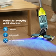 Shark VACMOP Reveal Cordless Hard Floor Cleaner, Vacuum and Spray Mop, 4 Disposable Pads, 12oz Pet Multi-surface Cleaning Solution, VM401