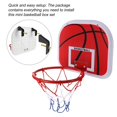 thumbnail image 2 of Dsseng 1 Ensemble Mini Panier de Basketball Intérieur Rond en Fer Rouge pour Amélioration de la Coordination Main-il au Bureau, 2 of 8