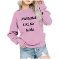 thumbnail image 1 of Chandails à Manches Longues pour Bébé Rabais Chemise pour Enfants T-Shirt Imprimé à Manches Longues T-Shirt Imprimé Col Rond Hauts Courts Convenant aux Garçons et aux Filles de 1 à 12 Ans T-Shirts Hauts à Manches Longues pour Bébé Roses 9T, 1 of 4