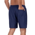 thumbnail image 5 of RELLECIGA Men's Navy Blue Swim Trunks Quick Dry Board Shorts with Pockets Bathing Suits, 5 of 6