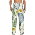 thumbnail image 3 of Easygdp Vintage Utensils Men's Pajama Pant, Sleep Elastic Waistband Lounge Pants - Small, 3 of 9