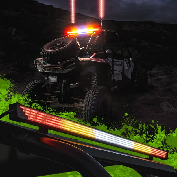 35" OffRoad LED Chase Light Bar UTV Turn Signal Brake Tail Light 8