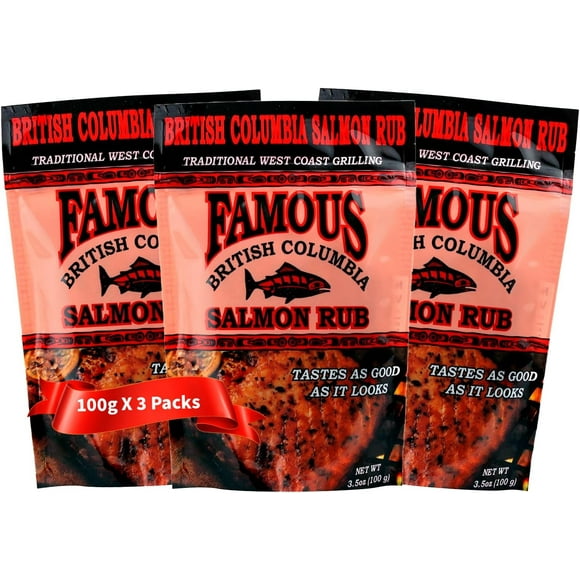 Howard's Famous British Columbia Salmon Rub - Pack of 3