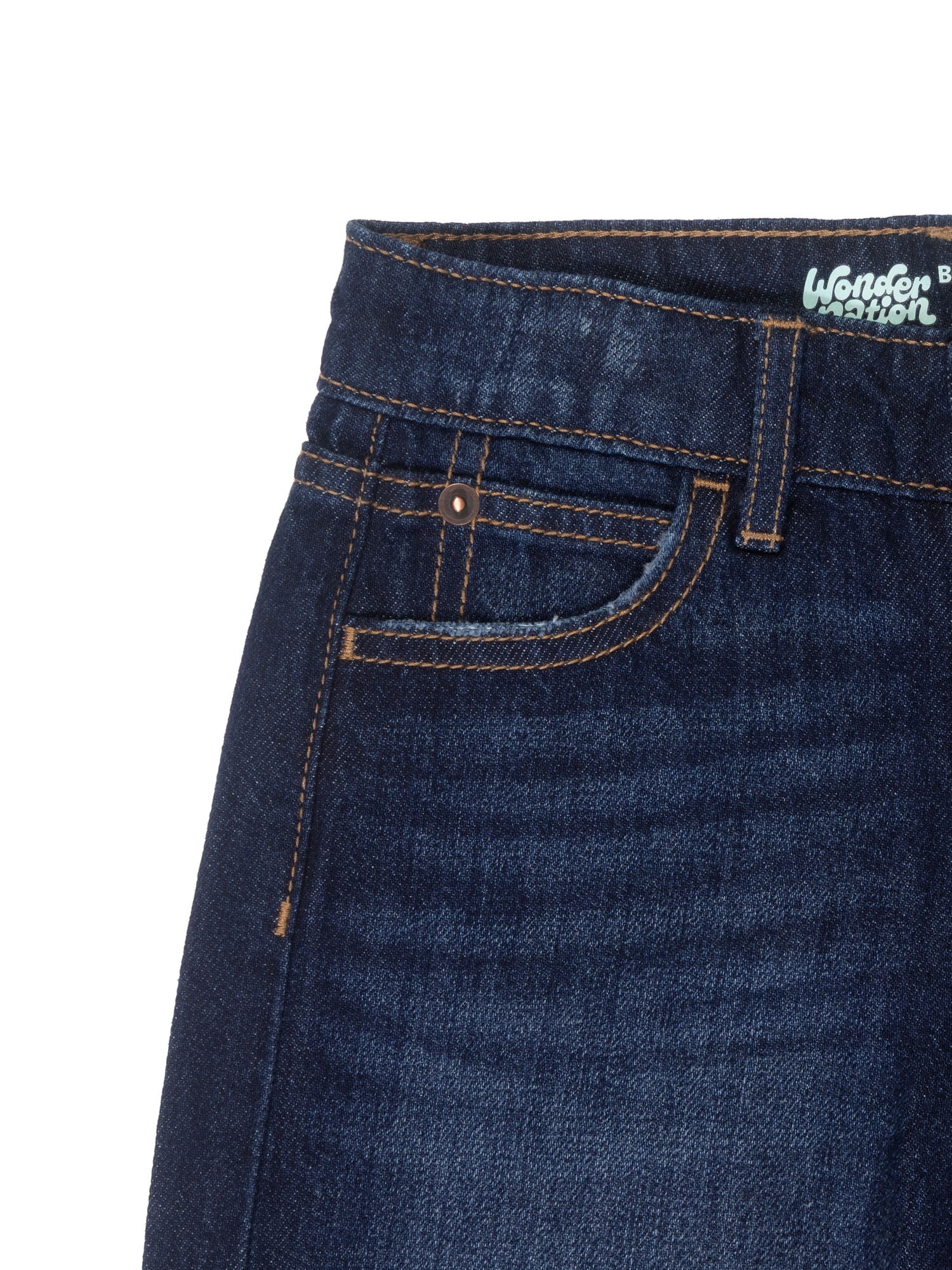 Wonder Nation Girls Baggy Wide Leg Jean, Sizes 5-18