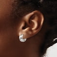 thumbnail image 4 of FJC Finejewelers Stainless Steel Polished 6mm Hinged Hoop Earrings 13 mm x 13 mm, 4 of 6