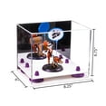 thumbnail image 2 of Versatile Acrylic Display Case - Small Rectangle Box with Mirror, Purple Risers and White Base 8.25" x 6" x 6.75" (A003-PR), 2 of 5