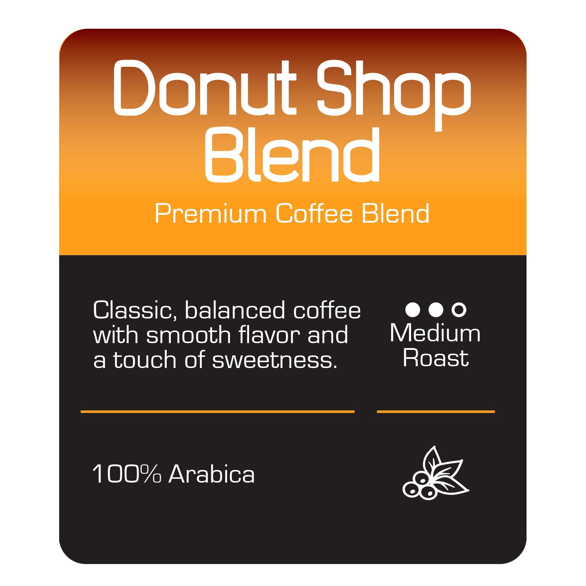 Roast Ridge Single Serve Coffee Pods for Keurig K-Cup Brewers, Donut Shop Blend, Medium Roast, 100 Ct