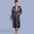 thumbnail image 4 of FLMEI Men Women Robes Cotton Bathrobes Soft Lightweight Bath Robes M-2XL, 4 of 8