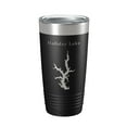 thumbnail image 1 of Holiday Lake Map Tumbler Travel Mug Insulated Laser Engraved Coffee Cup Illinois 20 oz Black, 1 of 5