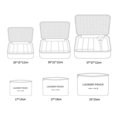 thumbnail image 5 of Sacs de Rangement pour Vêtements de Voyage Portables et Imperméables, Cube d'Emballage, Organisateur de Voyage, 5 of 5