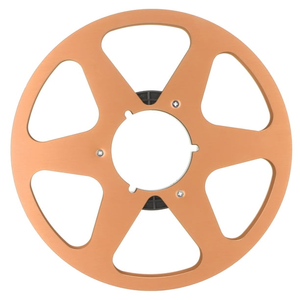 10.5 Inch Empty Tape Reel with 3 Hole Design, Aluminum Alloy