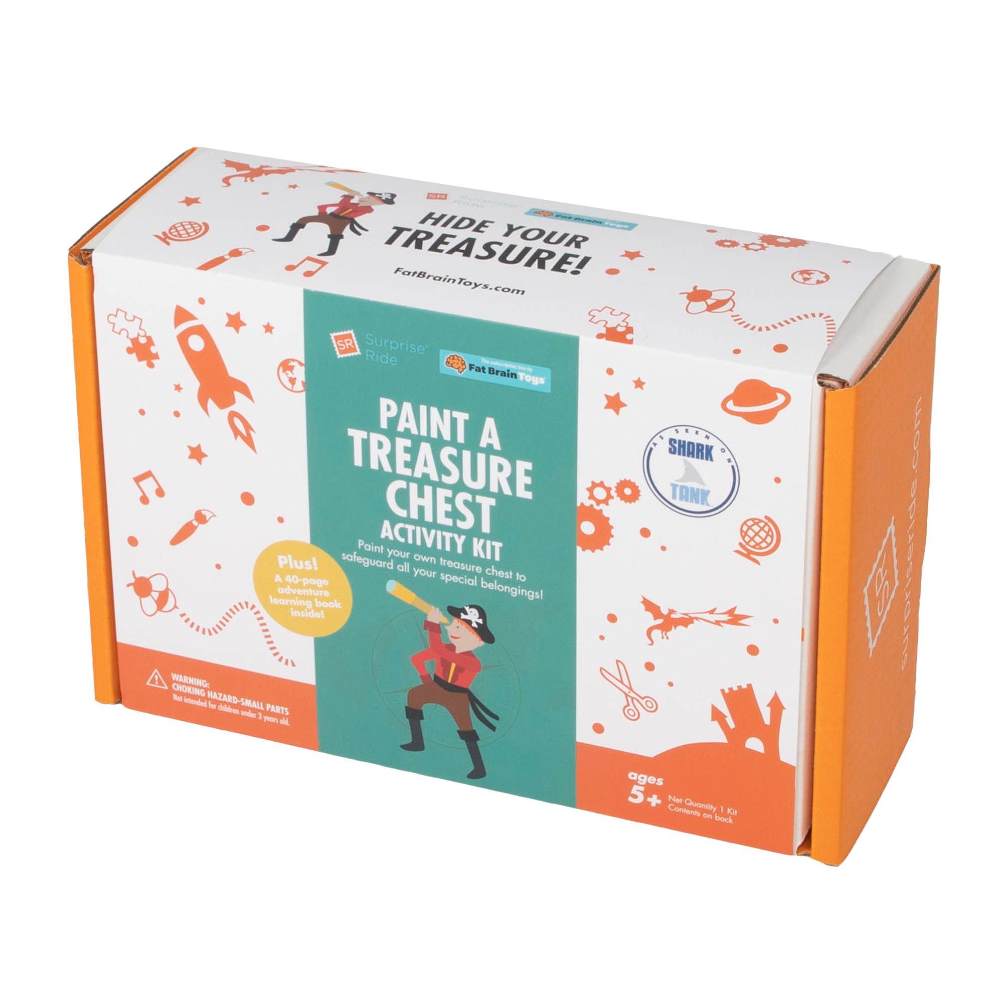 Surprise Ride Paint a Treasure Chest Activity Kit