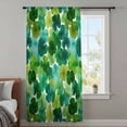 thumbnail image 4 of St. Patrick's Day Sheer Curtains 63 Inches Long, Green Lucky Shamrocks Spring Plants Light Filering Curtains, Breathable Simi Curtain Privacy Drapes for Living Room Bedroom Window Treatment, 4 of 9