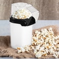 thumbnail image 2 of One Button Electric Hot Air Popcorn Popper Machine with Measuring Cup, 10 inch Compact Home Popcorn Maker, Healthy Oil-Free Snack Maker for Movie Night & Party, 2 of 9