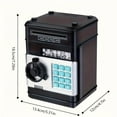 thumbnail image 2 of MesaSe Digital Piggy Bank ATM Machine for Kids  Electronic Money Saving Bank with Password Lock  Automatic Paper Currency and Coin Storage Box  Black Plastic Toy Bank, 2 of 6