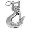 thumbnail image 2 of Slip Hook, Heavy Duty 350KG Load Polishing Clevis Hook  For Boat, 2 of 8