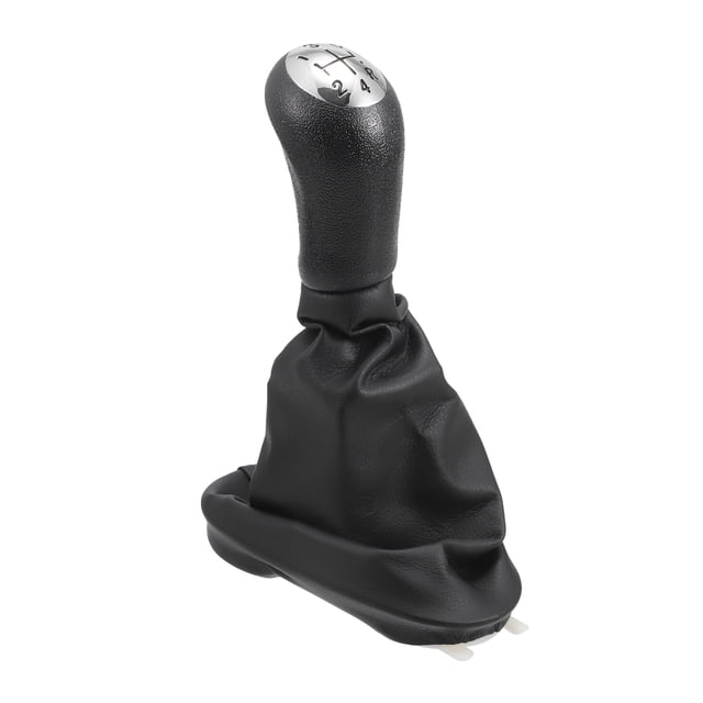 Perilla de cambio de marchas Unique Bargains con cubierta, perilla de cambio manual de 5 velocidades para Renault Clio III 2005-2012, plástico