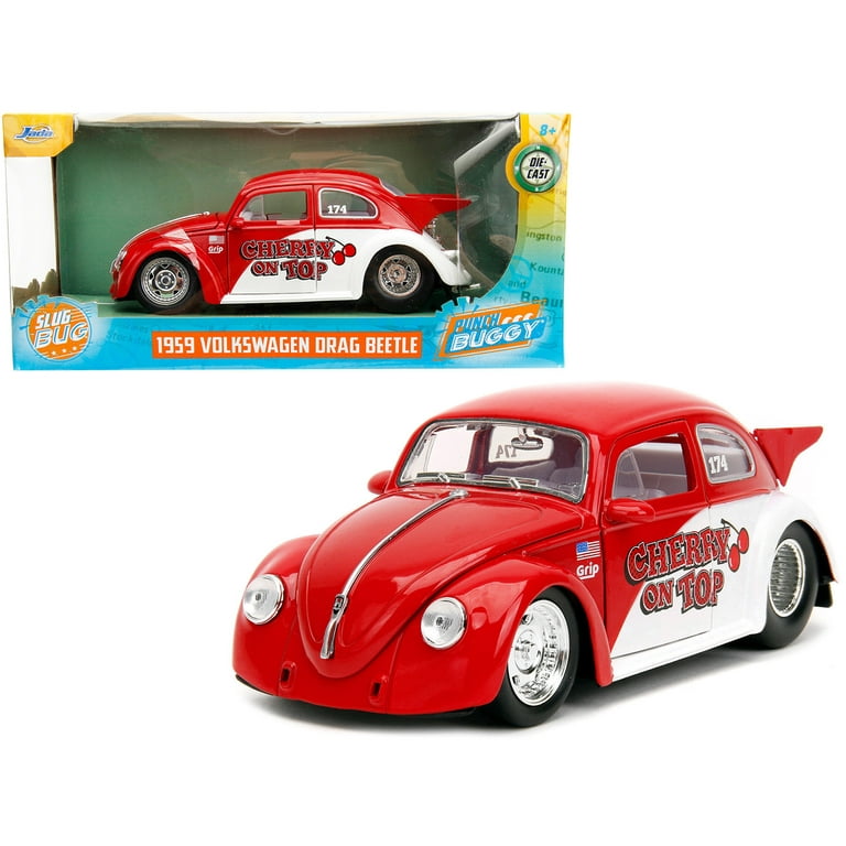 JADA 1959 VW VOLKSWAGEN BEETLE PEARL WHITE 1:24 DIECAST